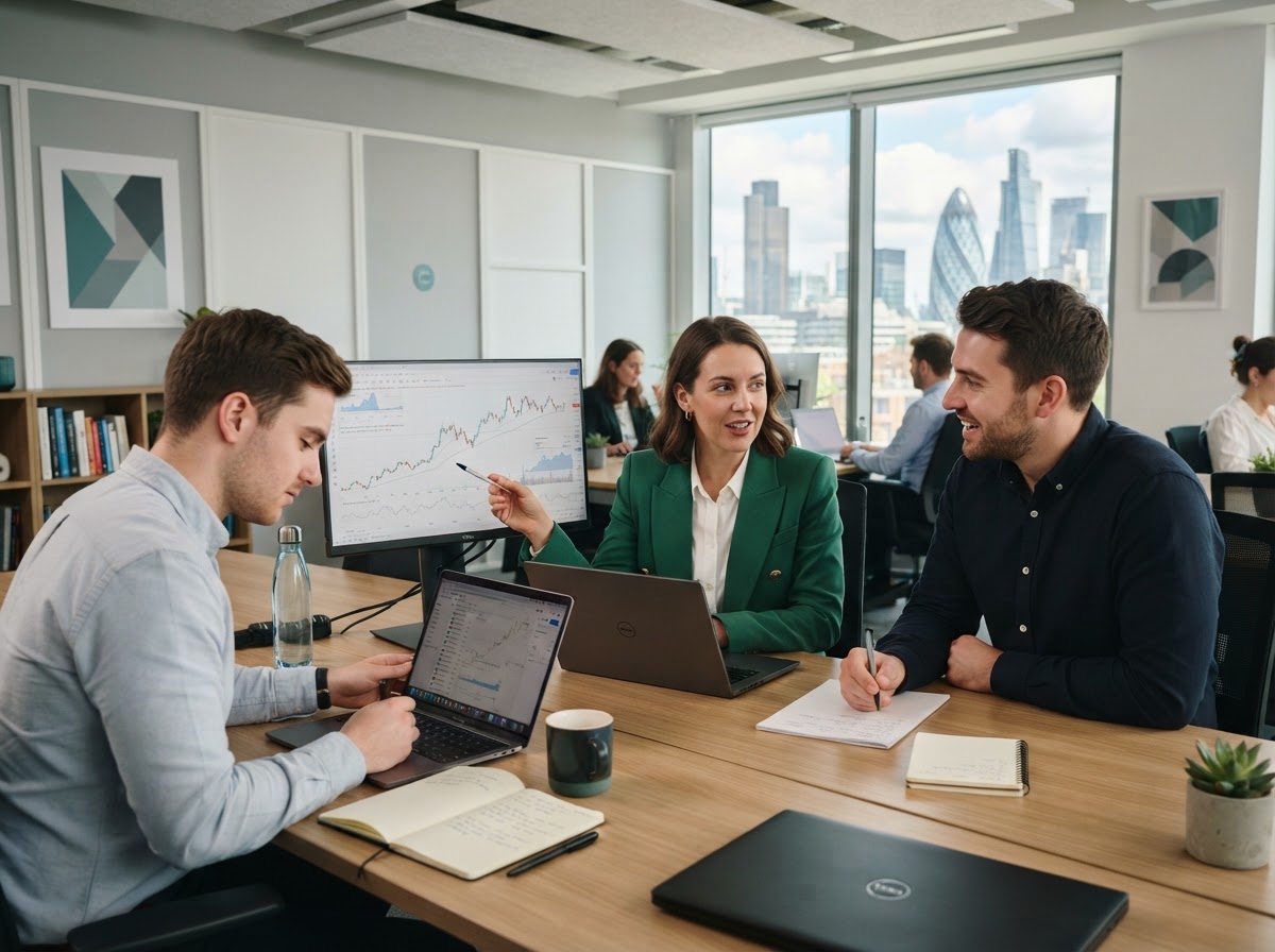 Wixonal AI team reviewing analytical models used for capital allocation